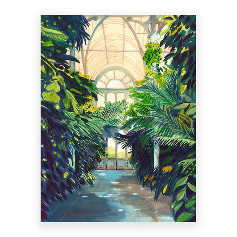 Kew Gardens, Glasshouse, 30x40cm print