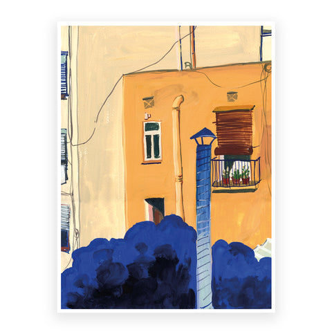 Marta Chojnacka print inspired blaconys and patios en Barcelona