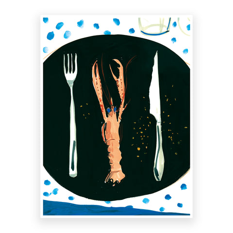Fork and Knife, 30x40cm Print