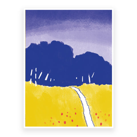 The way to the forest- print 30x40cm