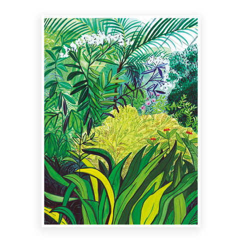 Marta Chojnacka print variety of exotic plants in the part in Barcelona